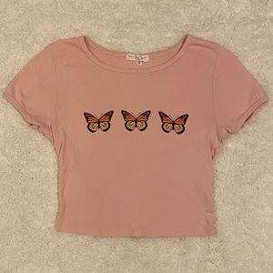 urban outfitters butterfly top